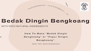 Pembuatan Bedak Dingin Bengkoang Tika Anggreiny 31 Xi B Farmasi