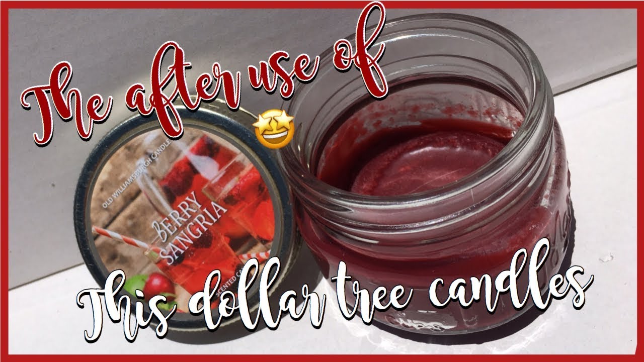 Dollar Tree Candles After Use YouTube