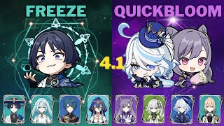 C0 Wanderer Freeze & C4 Keqing Quickbloom ft. C0 Furina - 4.1 Spiral Abyss Floor 12