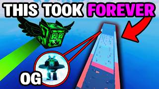 I KICKED a LUCKY BLOCK to the RAREST ZONE in ROBLOX...