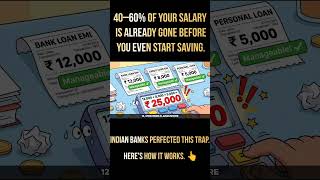 40–60% of Middle Class Salary Is Gone Before Saving Even Begins — The EMI Trap 🔴