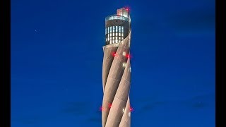 Animation des ThyssenKrupp Testturms