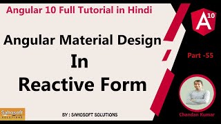 Angular Material Design In Reactive Form In Angular 10 : Angular 10 Full Tutorial in Hindi