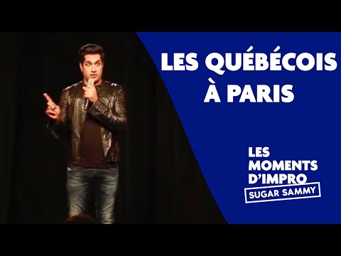 Humour: Sugar Sammy et les Québécois à Paris