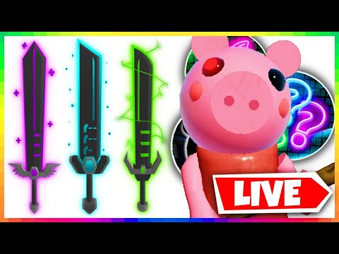 FINDING ALL RB BATTLES SWORDS + PIGGY SECRET BADGE! | Maple Donut Skin | Roblox LIVE - FINDING ALL RB BATTLES SWORDS + PIGGY SECRET BADGE! | Maple Donut Skin | Roblox LIVE