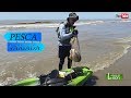 Pesca con kayak en Mar de Ajo. Argentina. Pesca variada en Mar. videos de Leon