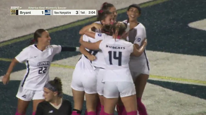 UNH Women's Soccer vs Bryant 10-13-22 Highlights