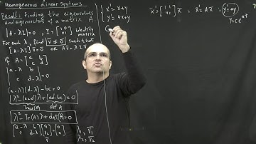 Lecture 16 Homogeneous systems part 1