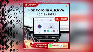 #Ainavi 13.1 Inch For Toyota Corolla 2019 2021 2022 RAV4 RAV 4 2020 2023 Car Radio Carplay Androi