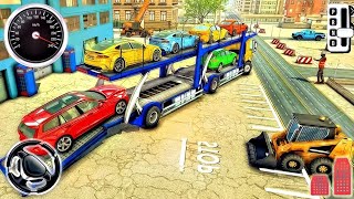 Truck car🚘transport trailer game |Crazy car transport game |Cargo transport Simulator screenshot 3