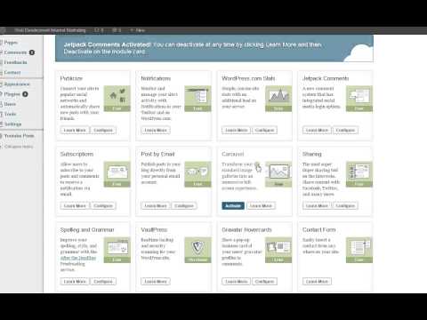 Wordpress Jetpack Social Sharing
