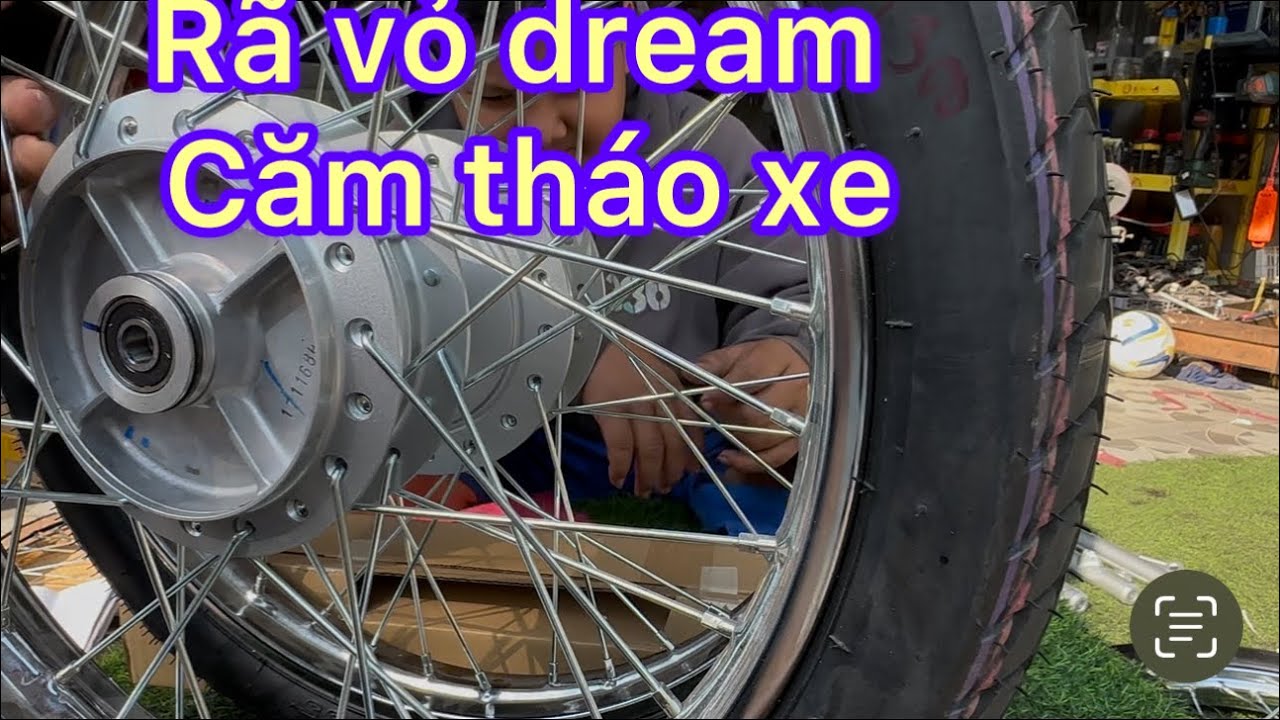 Căm-vành-vỏ tháo xe đẹp ken