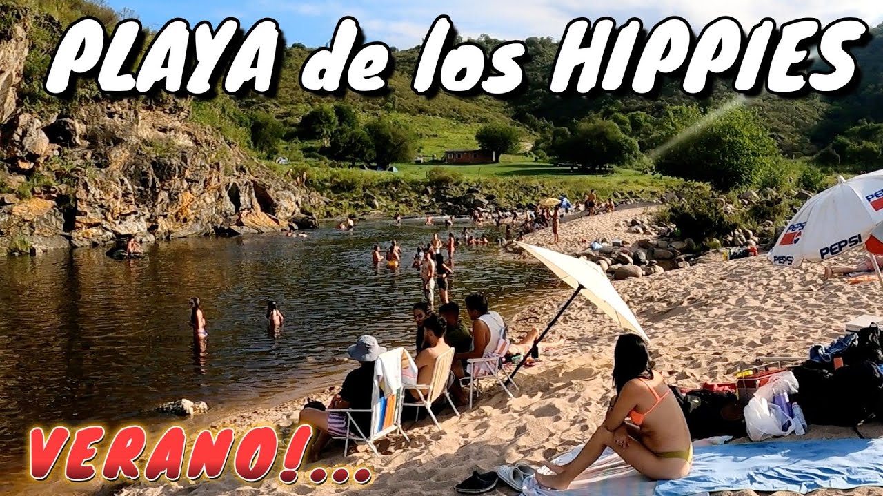 PLAYA CERQUITA de Villa Carlos Paz!... 😎🏖️🏖️ PLAYA DE LOS HIPPIES!.. 🇦🇷  Córdoba, Argentina!.. 🇦🇷