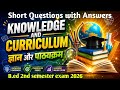 KNOWLEDGE AND CURRICULUM