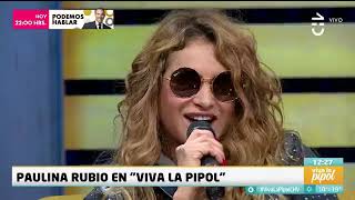 Paulina Rubio  - Entrevista + ¨ Ya No Me Engañas ¨ y ¨Ni Una Sola Palabra ¨ - Viva la Pipol