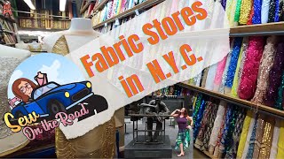 Fabric Stores in NYC's fashion district, here's a quick tour!