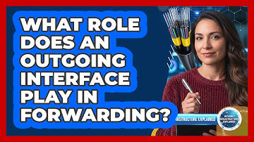 What Role Does An Outgoing Interface Play In Forwarding?