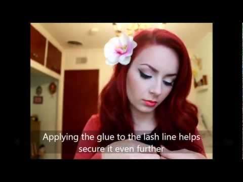 How To False Lashes