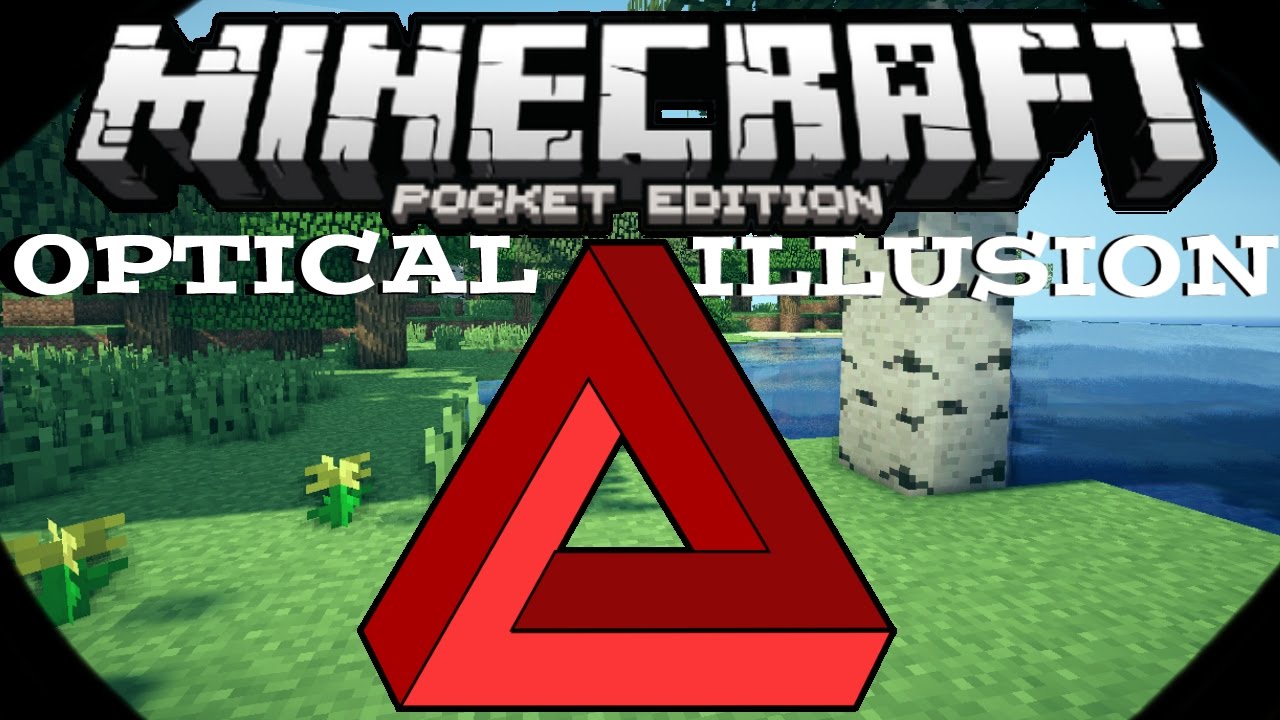 TOP 5 MINECRAFT OPTICAL ILLUSIONS [MCPE 1.0.6+] - YouTube