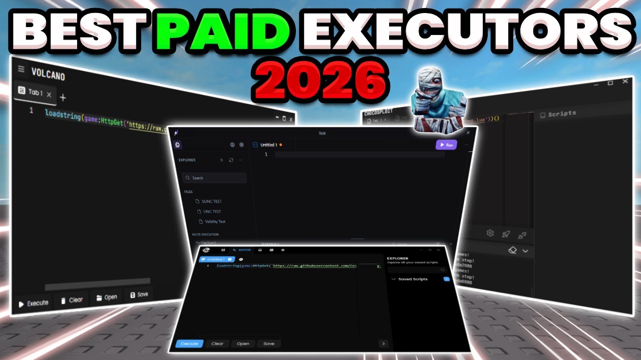 Best PAID Roblox Executors 2026 Volt Seliware Chocosploit Wave 