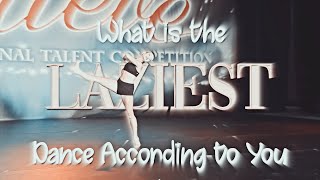 What is the laziest dance on dance moms according to the fandom?