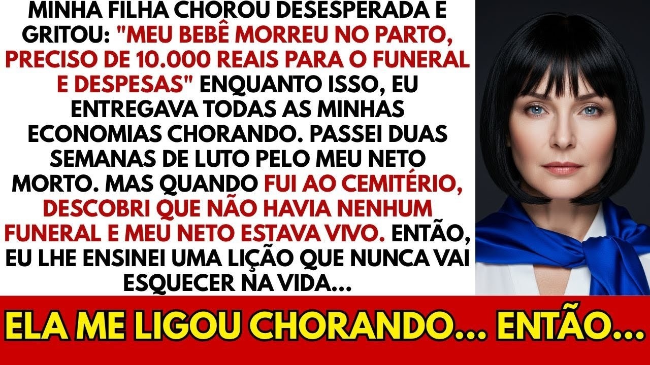 Minha filha mentiu dizendo que seu bebê morreu: pediu dinheiro para o funeral mas escondia a verdade