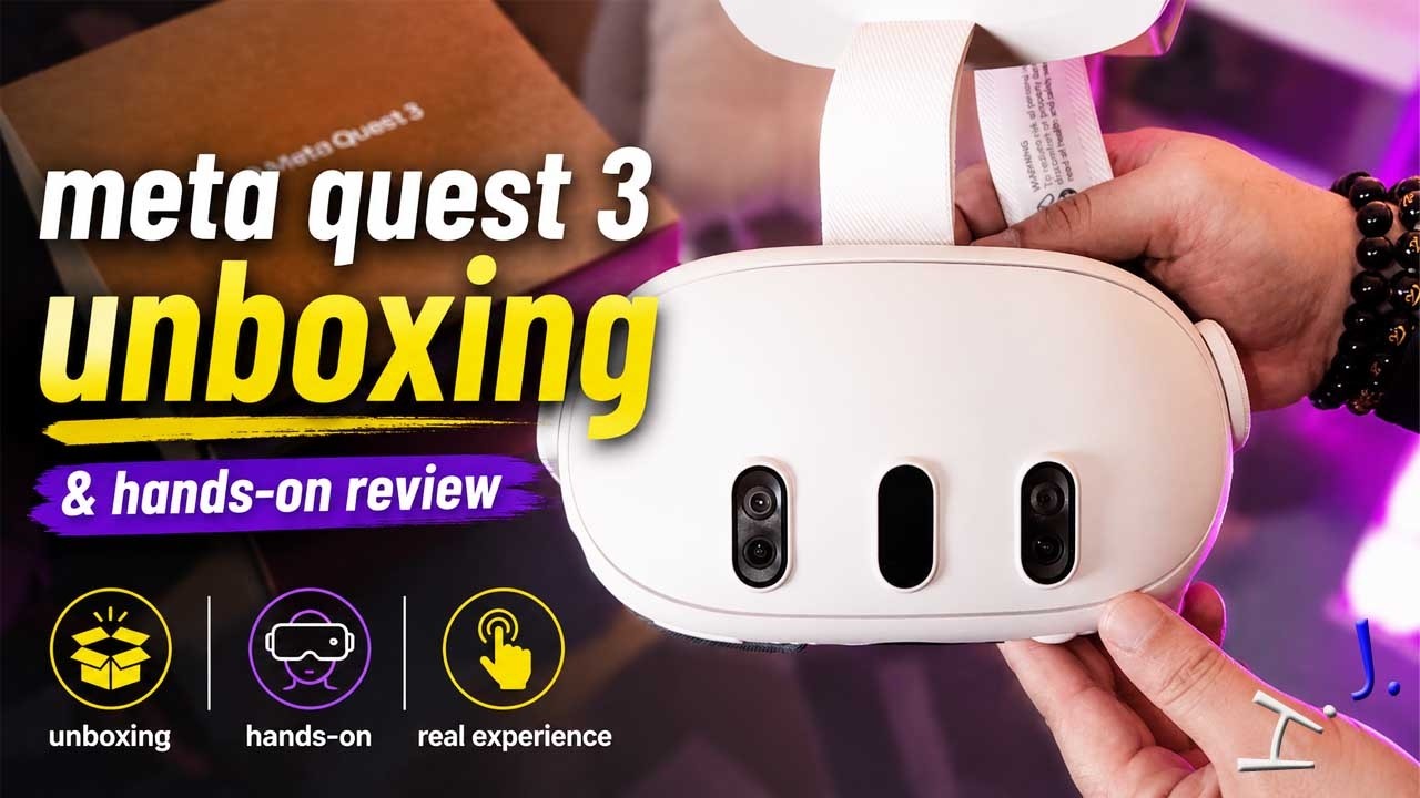 Meta Quest 3 🥽🎮 Unboxing & Hands On Review - YouTube