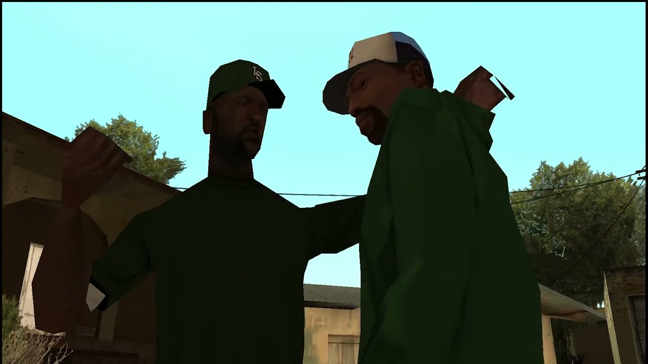 CJ Saves Sweet and his girl from Seville Families gang members - GTA SA walkthrough #8