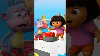 Dora Pressed the Mysterious Button… Then THIS Happened! 😱🔴 #Dora #Boots #GuguGaga