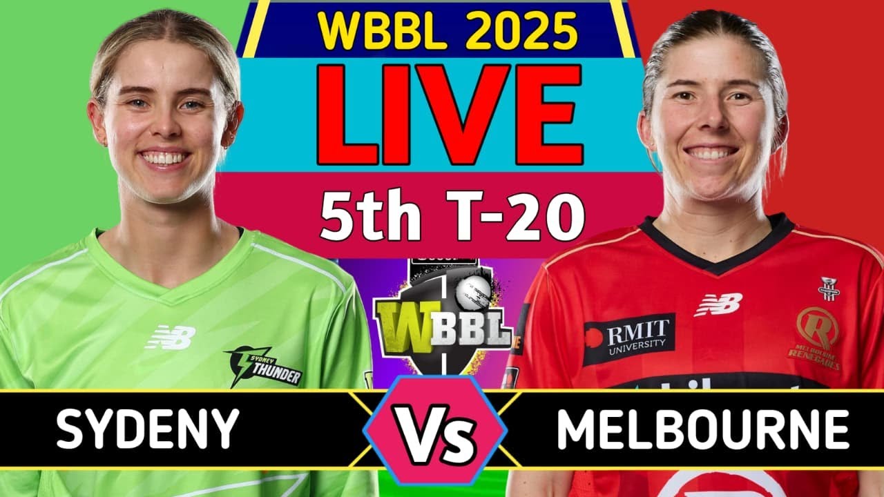 MLRW vs SYTW 5th T20 | Melbourne Renegades Women vs Sydney Thunder Women Live Score & Commentary