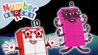 @Numberblocks- Competitive Numbers | Learn to Count
