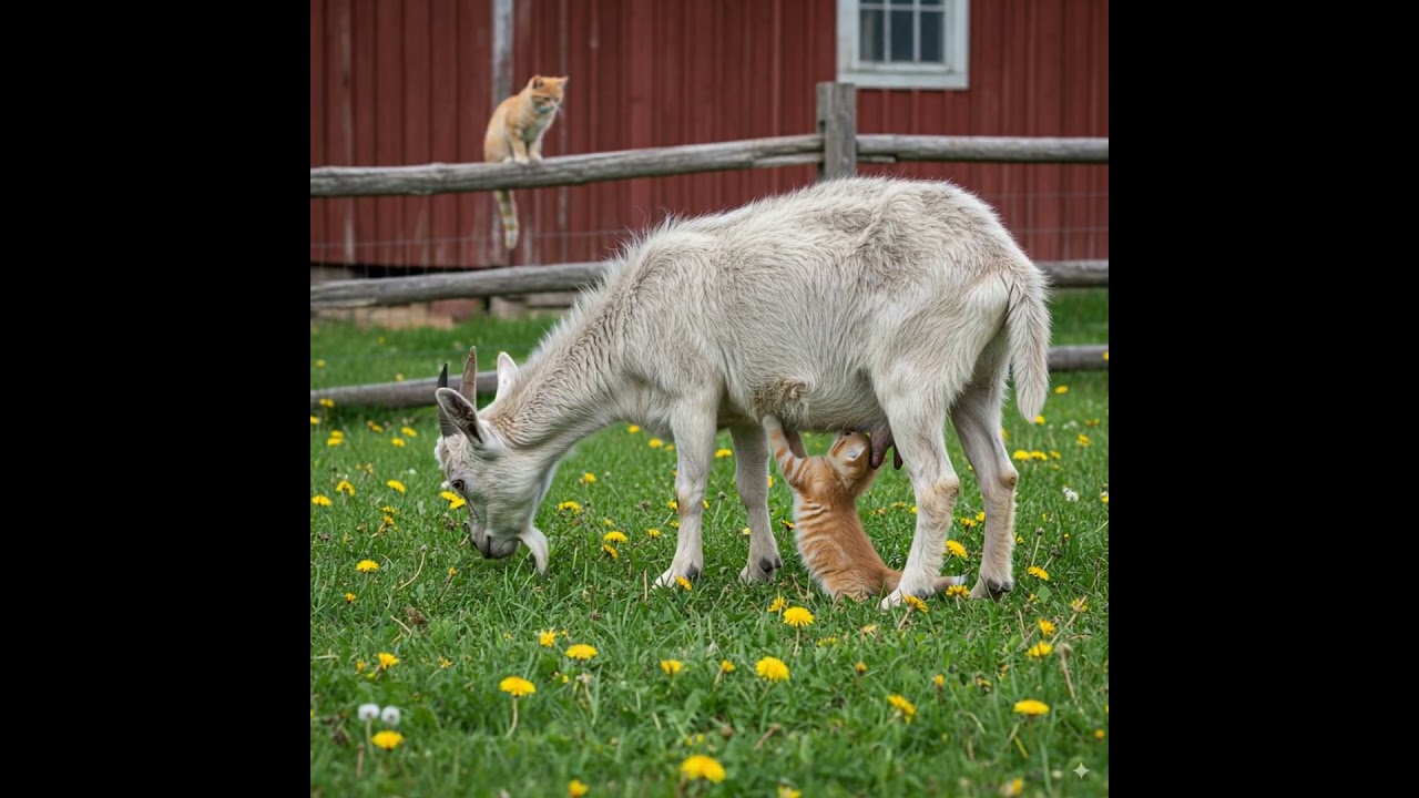 What This Mother Cat Saw Left Her Speechless🐑😽😅