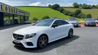 2017 Mercedes E220D Coupe Amg Line Premium Diesel In White For Sale Castle Motors