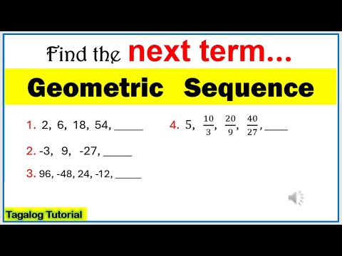 [Tagalog] Find the next term #geometricsequence #math10 #howtofindnextterm