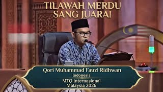 Muhammad Fauzi Ridwan | Indonesia | Johan Juara 1 MTQ Internasional Malaysia 2026