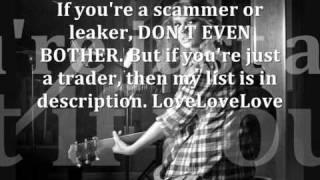 Rare Taylor Swift Song Trade (Updated 02/13/11)