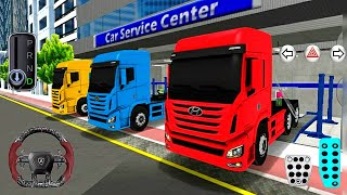 Transporter Truck Parking in Service Center - 3D Driving Class - 3D Driving Class Game - Car Game screenshot 2