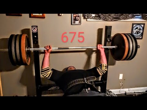 675 Pound Bench Press - YouTube