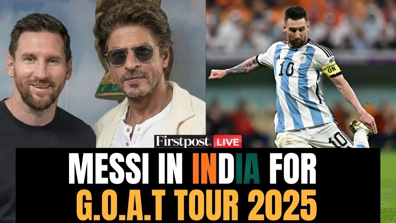 Messi GOAT Tour India LIVE: Messi Arrives in India for the 