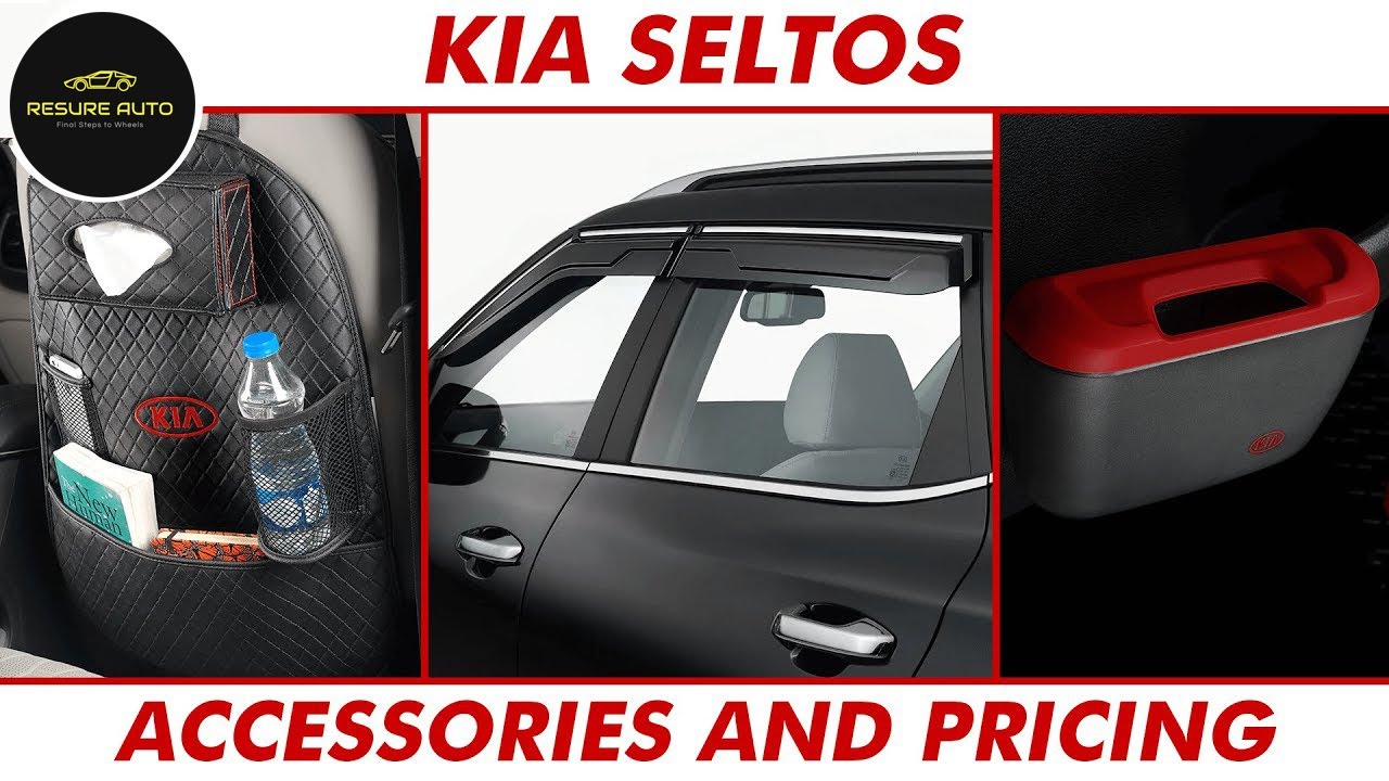 Kia Seltos Accessories With Pricing Kia Seltos Exterior And Interior Acessories YouTube