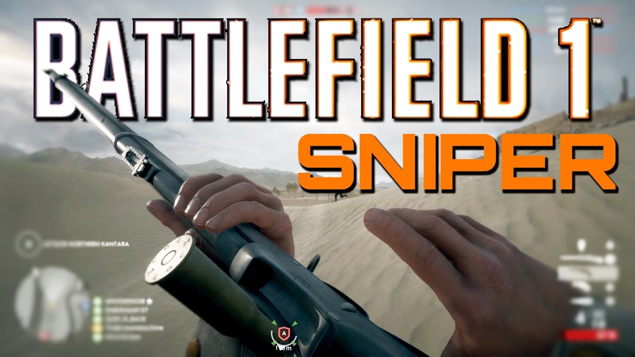 Battlefield 1 MartiniHenry Sniper Defense (PS4 Pro Sniping Gameplay