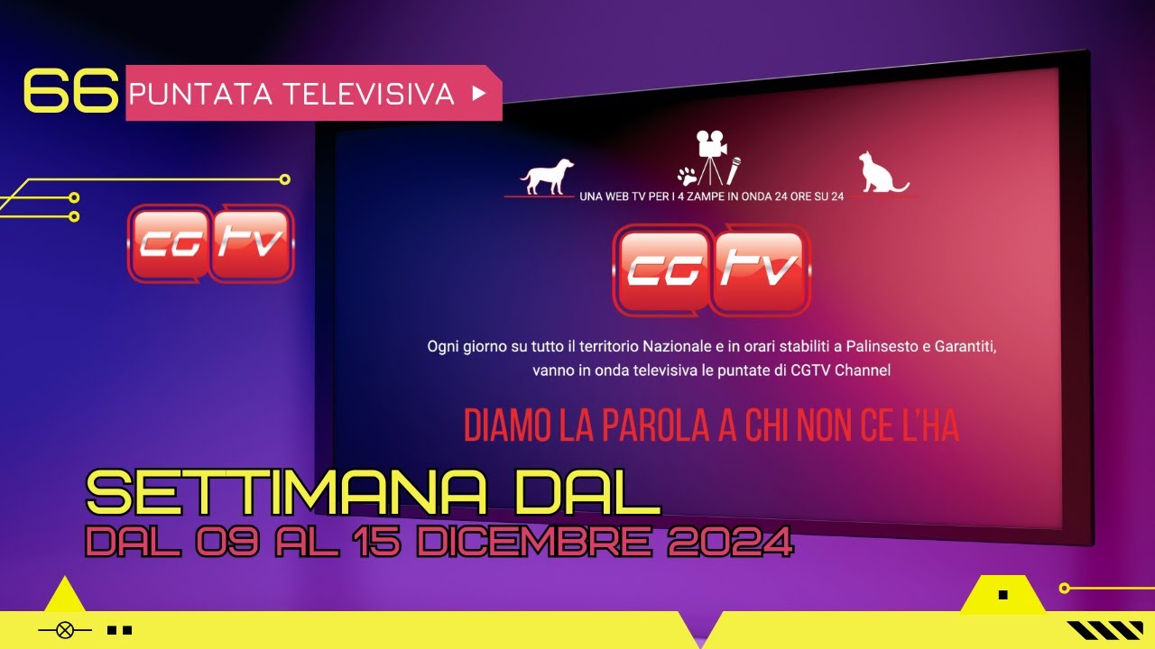 66 - Puntata televisiva dal 09 al 15 Dicembre 2024
