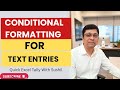 Demo 7 For Text Conditional Formatting#exceltutorialforbeginners #conditional_formatting