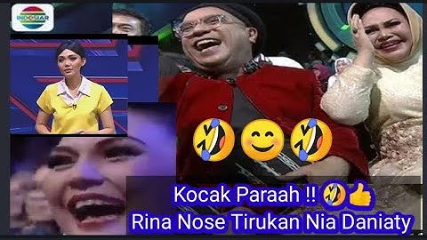 RINA NOSE, Meniru Nia  Daniaty,Ikang Fawzi & Mus Mujiono,Kocak Parah🤣 #shorts #rinanose #vipartista