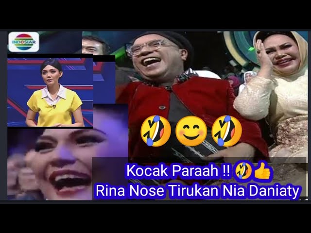 RINA NOSE, Meniru Nia  Daniaty,Ikang Fawzi & Mus Mujiono,Kocak Parah🤣 #shorts #rinanose #vipartista