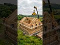 We Built a Luxury Log Cabin From Scratch #shorts
