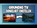 Grundig Fernseher dunkles Bild einstellen oder beheben - Anleitung