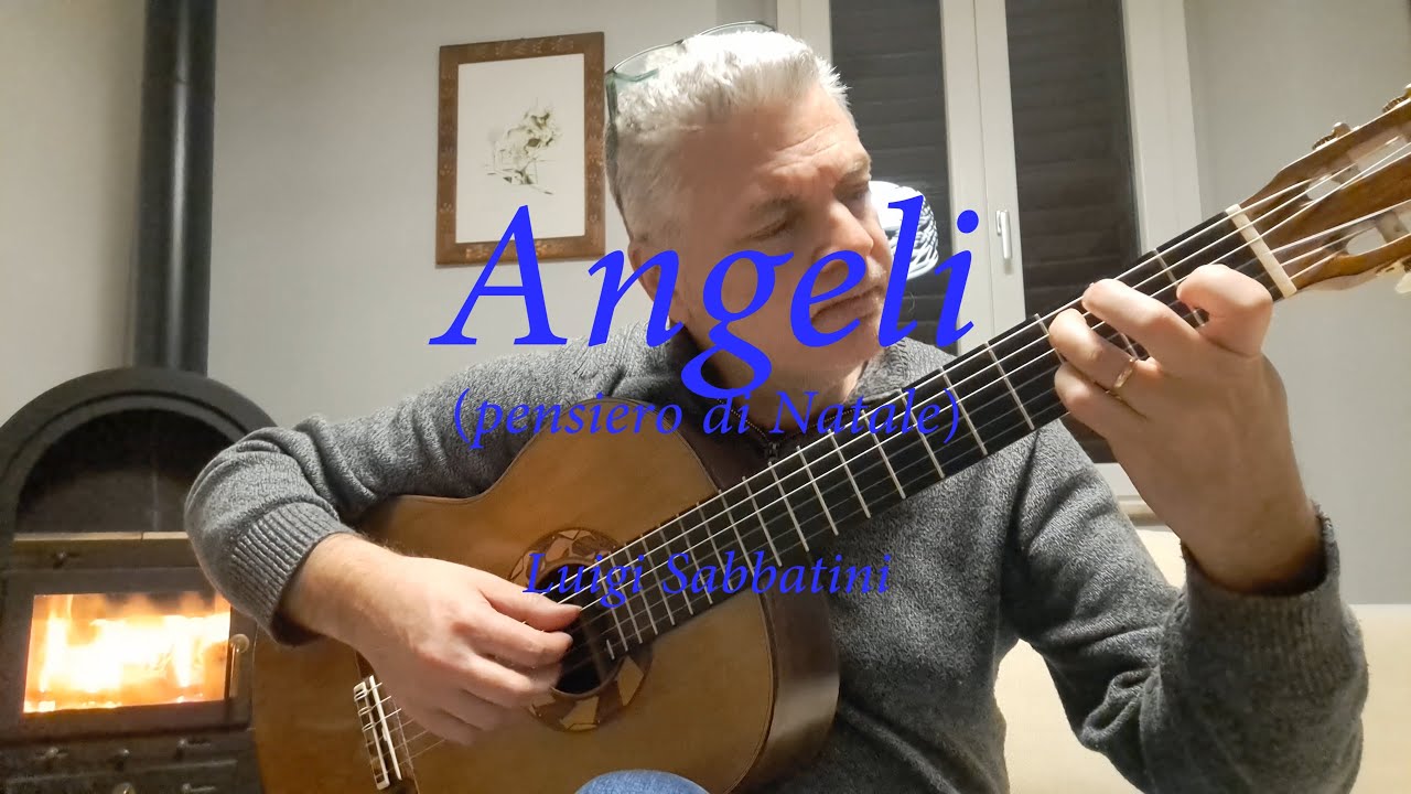 Angeli (Pensiero di Natale) Luigi Sabbatini chitarra (Free Score)