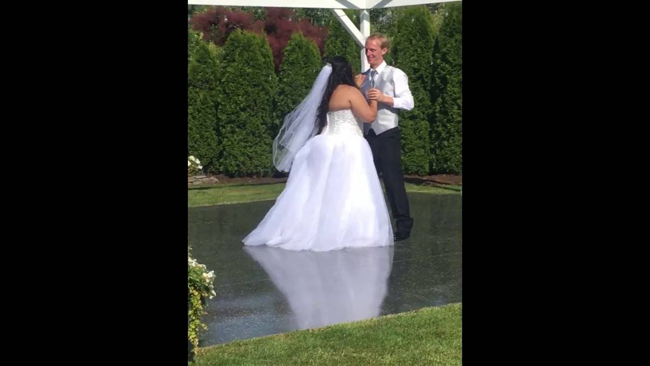 Disney's I see the light wedding first dance Mike and Marissa