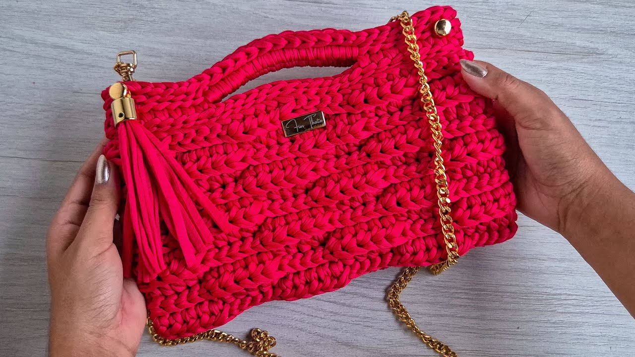 Passo a Passo - Cluch Diana em Fio de Malha - Rápida e Econômica - Para Iniciantes - Fio Pop Meliah